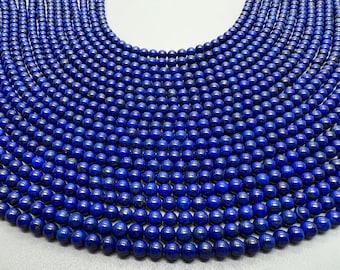 4mm Lapis Round Beads 16inch