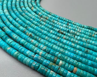 5mm Turquoise Heishi 16inch