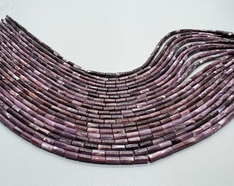 4x8mm/4x9mm Extremely High Quality Wampum Shell Tube Bead 16inch