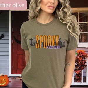 Spooky Graveyard, Spooky Teacher, Spooky Season, Halloween Teacher, Halloween Teacher Shirt, Spooky Teacher Shirt, Teacher Gifts