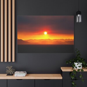 Sunset Canvas Print VARIOUS SIZES