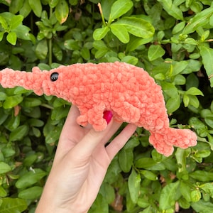 Crochet Shrimp Plush
