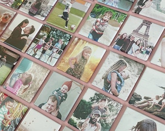 9 Custom Magnets, Personalized Magnet, Picture Gifts, Custom Fridge Magnets, Custom Photo Gift, Custom Magnets, Fridge Magnet, Photo Magnet