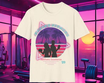 80s Retro Fitness T-Shirt: Unisex Gym Tee
