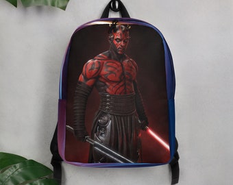 Darth Maul Backpack | Polyester Laptop Bag