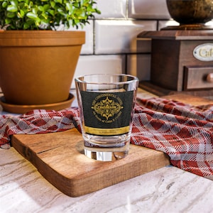 The Continental Whiskey Glassware, Barware Gift, 1.5 oz Shooter, Drinkware Decor, Gift for Him