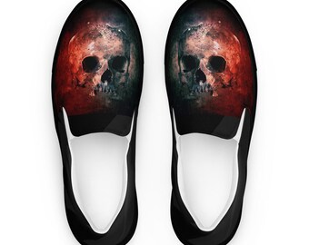 SkullStep Women&#39;s Slip-On Canvas-Schuhe
