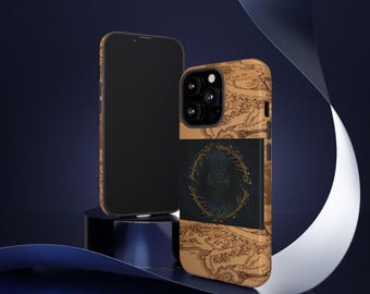 Antique Map Ring Phone Case | Dual Layer Protection