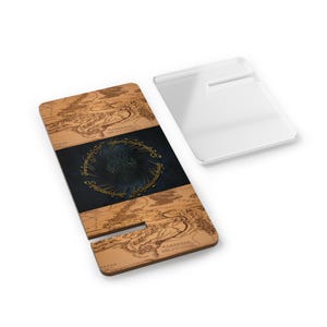 Middle-earth Ring Map mobile display stand | Phone Stand image 3