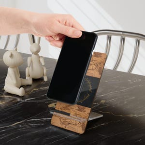 Middle-earth Ring Map mobile display stand | Phone Stand image 5