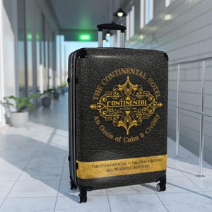 The Continental Travel Suitcase, Perfect for Getaways, Unique Gift for Travelers, Stylish Luggage for Adventurers, Portable Baggage