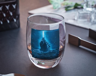 Godzilla Whiskey Glass: Geeky Kaiju Monster Movie Fan Gift