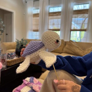 Haakpatroon schildpadden PDF-download BUNDEL 2 maten Small en Medium, amigurumi schildpadpatroon gehaakte knuffeldier haakpatronen baby
