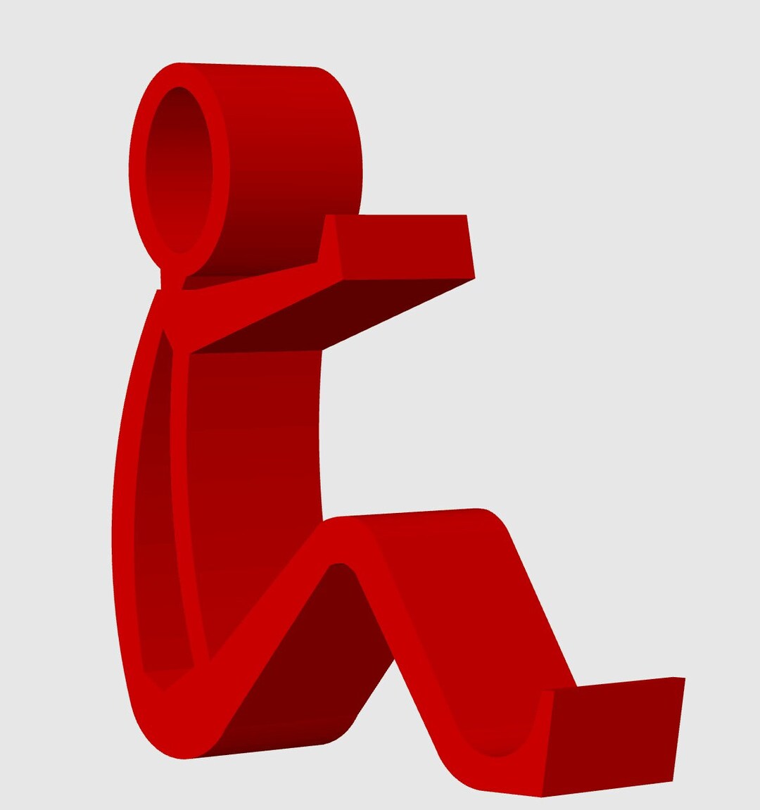 Stickman 3D Printed Phone Stand Unique Desktop Accessory Etsy