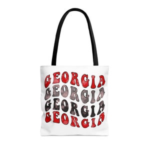 Georgia Bulldogs Grunge- Tote Bag (AOP)
