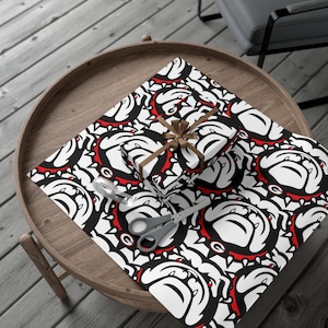 Bulldog Face-Gift Wrap Papers