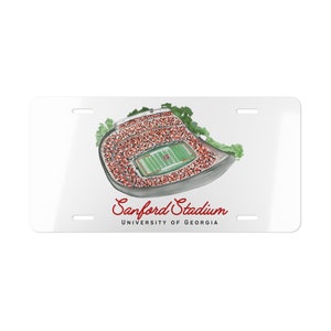Sanford Stadium Vanity Plate