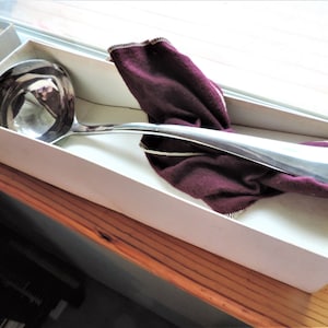 Silverplate replica Colonial ladel