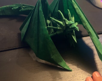 Origami oude draak