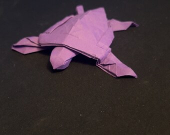 Origami schildpad (stuur me een bericht over de gewenste kleuren!)