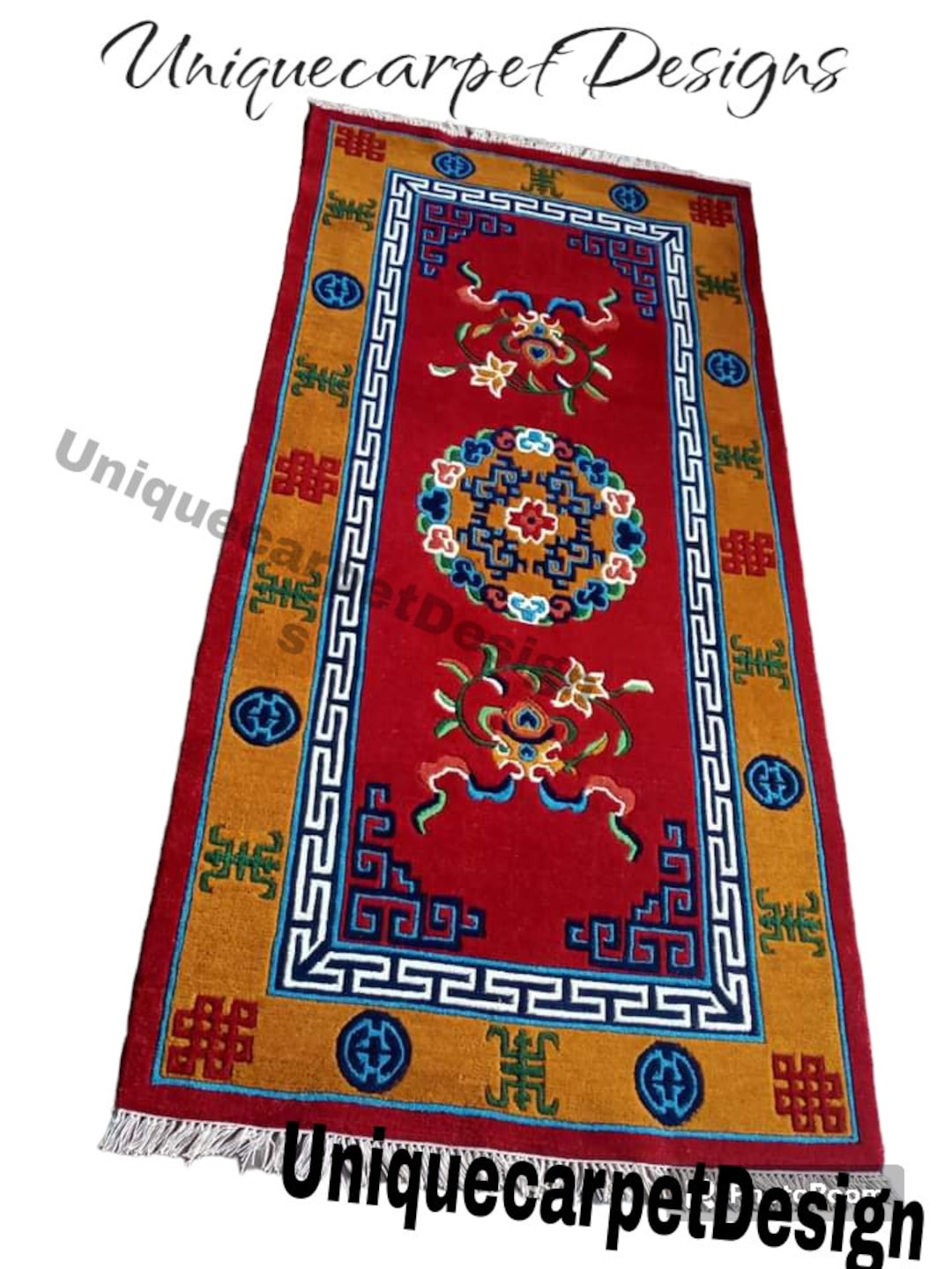 Nepali Tibten Hand Knoted 100% Newzyland Wool, Quality 7/30 (80 Knots ...