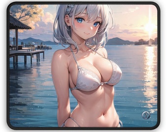 Anime Girl Mousepad, Anime regalo para amigo, Anime Mousepad, Anime Gift, Evie de aIDOLSmedia - 9" × 7" Gaming Mouse Pad