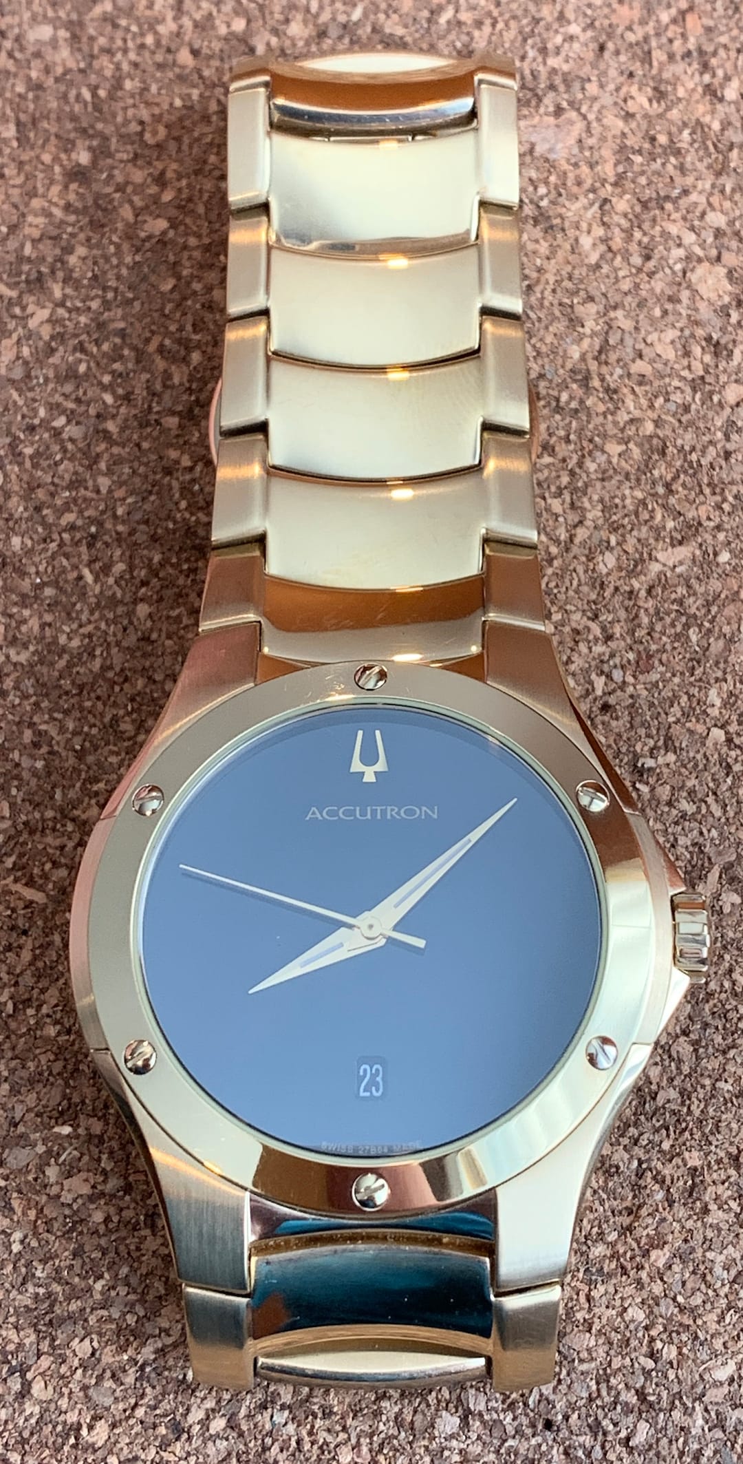 Bulova Accutron Belize Museum/movado Dial Gold Tone Quartz Etsy