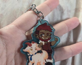 Vorrik & Wedding Goat Acrylic Keychain