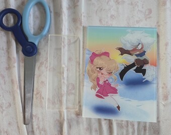 Sylva & Lucy acrylic standee