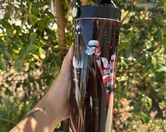 Vaso térmico de acero inoxidable de 20 oz, Darth Vader, galaxia