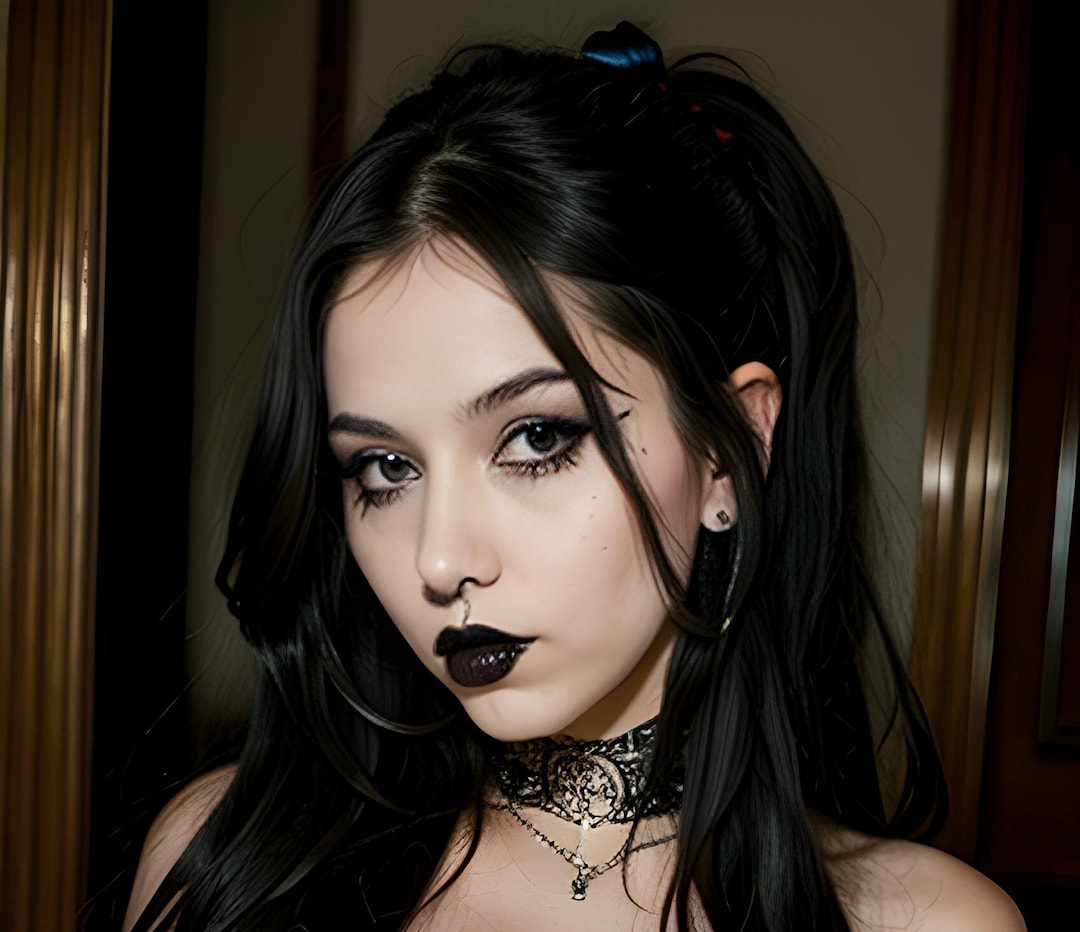 Big Boobs Goth Girlfriend Sexy Adult Nudes NSFW Art 50 Image - Etsy