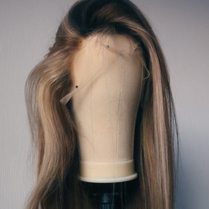 Brown & Blonde Human Hair Wig | 24 inches | natural look | venushome