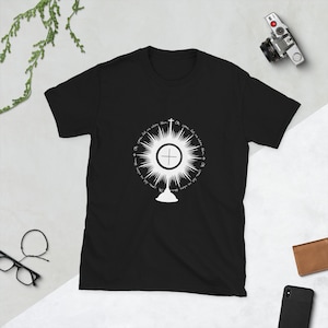 Adoration T-Shirt, Holy Hour, Blessed Sacrament, National Eucharistic Congress, Revival, Communion, Monstrance, Confirmation Gift