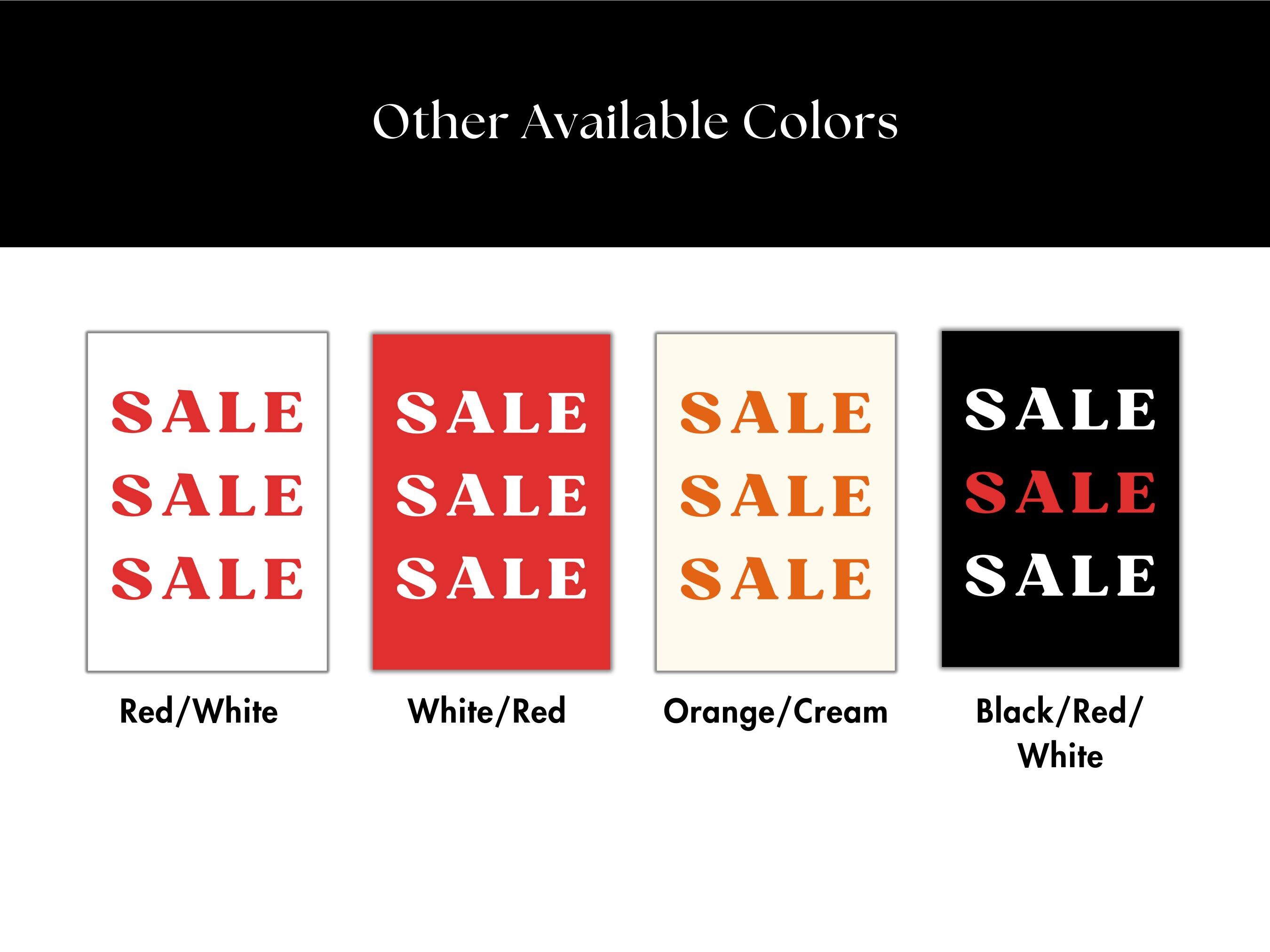 Sale Sign, Retail Sign, Printable, Sign Download for Retail Shops ...