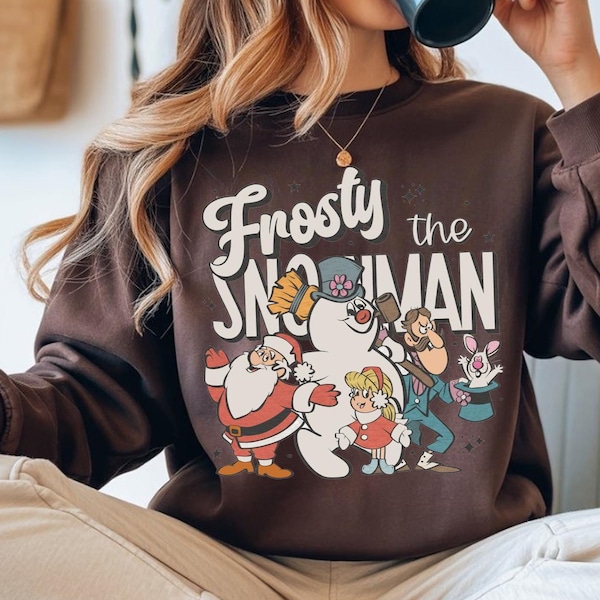 Christmas Frosty The Snowman shirt, Vintage Christmas Hoodie, Retro Xmas CC sweatshirt, snowman Shirt, Merry Christmas Movie Lover Gift