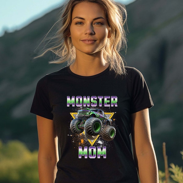 Monster Truck Mom Shirt, Mother's Day Shirt, Monster Truck Are My Jam Shirt, Truck Lover Tee, Birthday Shirt, Gift For Mom,Mother's Day Gift