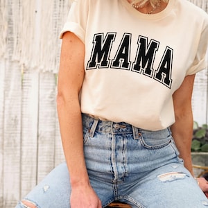 Sport Mama Shirt, Mothers Day Gift From Daughter, Mama Tshirt , Mama Birthday tee,  Mama gift shirt,  Christmas gift, Birthday maam gift