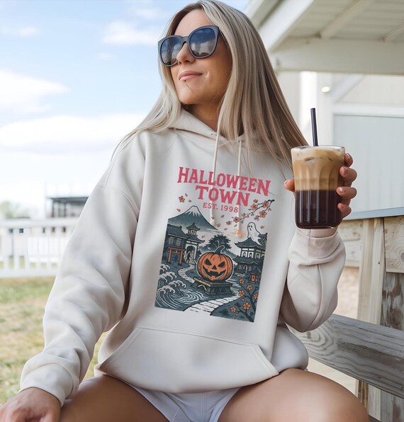 Halloweentown Shirt, Halloween hoodie, Retro Halloweentown T-Shirt, Halloweentown University sweatshirt, Halloween Crewneck Gifts