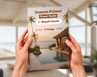 Custom Welcome Book for Beach Airbnb