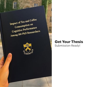 Custom Faux Leather Thesis Dissertation Printing image 4