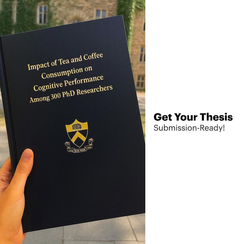 Custom Faux Leather Thesis Dissertation Printing image 4