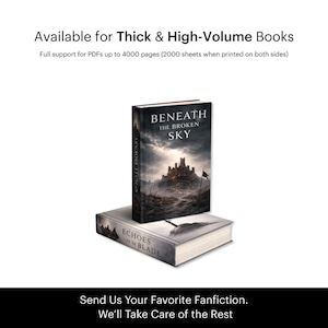 Print Your Favorite Fan-fiction Book | Upload PDF | Global Shipping | Top Rated Service on Etsy image 3