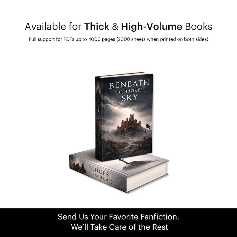 Print Your Favorite Fan-fiction Book | Upload PDF | Global Shipping | Top Rated Service on Etsy image 3