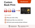 Custom Book Printing (Hardcover) | Global Shipping | Top Rated on Etsy product logo