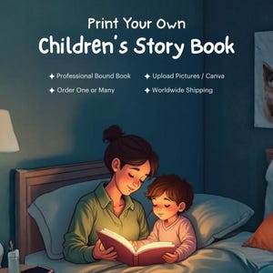 Benutzerdefinierter Storybookdruck - Laden Sie Ihre Geschichte hoch und lassen Sie sie als Taschenbuch / Hardcover drucken