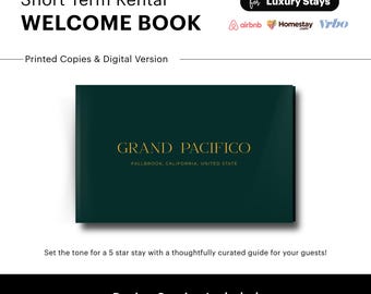Luxury Airbnb Welcome Book: Custom Vacation Rental Guide