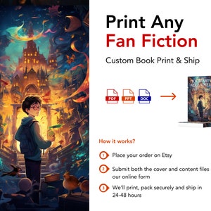 Print ANY Fan-fiction in Hardcover | Fast Shipping