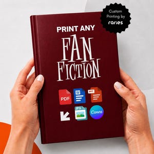 Fanfiction Book Printing | Turn Your PDF Into a Paperback or Hardcover Book | Global Shipping