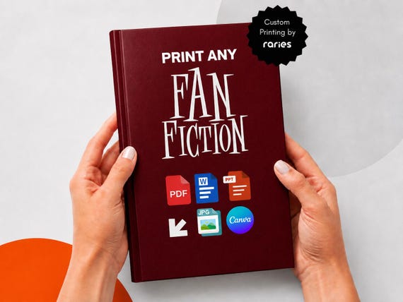Fanfiction Book Printing | Turn Your PDF Into a Paperback or Hardcover Book | Global Shipping
