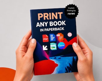 Custom Book Printing (Paperback/Softcover) | Global Shipping | Top Rated on Etsy